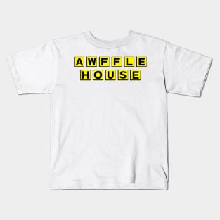 AWFFLE HOUSE Kids T-Shirt